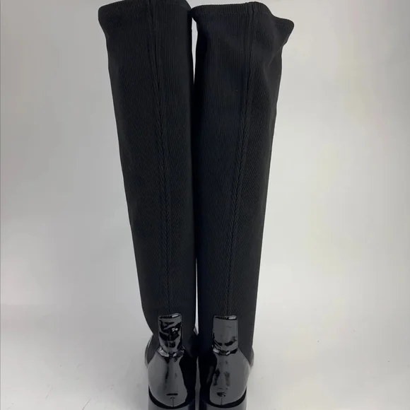 Marina Rinaldi Glossy Black Over the Knee Boots